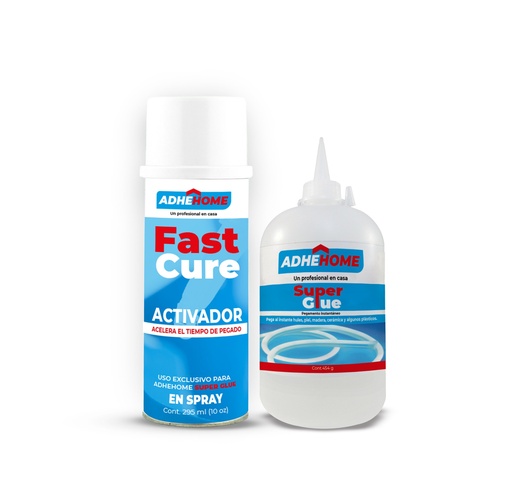 [CA554-AC] Superglue y activador ADHEHOME baja viscosidad y secado rapido 454 g 